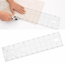 Régua de Corte Patchwork Grande 60x15cm Costura para Medir Marcar Modelar e Alinhar Tecidos Régua de Corte Patchwork Grande 60x15cm Costura para Medir Marcar Modelar e Alinhar Tecidos