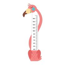Régua de Crescimento Adesivo Flamingo 200 cm Altura - Império da Impressão