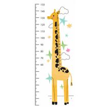 Régua de Crescimento Adesivo Girafa de Lado 155 cm Altura - Império da Impressão