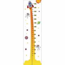 Régua De Crescimento Infantil Adesivo De Parede Foguete