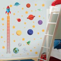 Régua de Crescimento Infantil Espaço Sideral