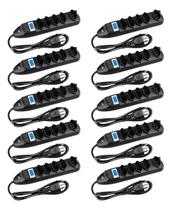 Régua de Extensão Elétrica Multi Filtro De Linha 5 Tomadas 1 M Kit com 10 Unidades Régua de Extensão Elétrica Multi Filtro De Linha 5 Tomadas 1 M Kit com 10 Unidades