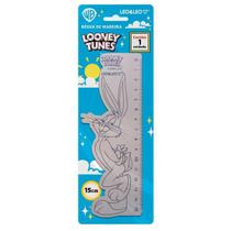 Regua de madeira decorada looney tunes oppbag - leo & leo