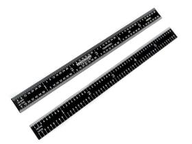 Régua de mecânico flexível em aço inoxidável 15 cm Benchmark Tools