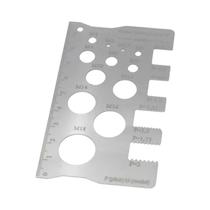 Régua De Medição De Passo De Rosca Em Aço Inoxidável De Alta Precisão Para Medição De Parafuso,