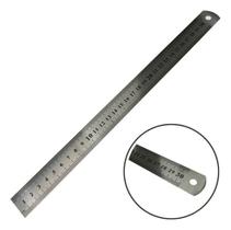 Régua De Metal Aço Inox 30cm Flexivel Profissional Patchwork
