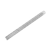 Régua De Metal Dupla Face Em Aço Inoxidável, Ferramenta De Medição De Precisão Para Desenho E