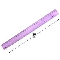 Régua de Plástico 30cm Flexível Trend Tons Pastéis - DAIWA