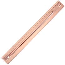Régua de Plástico 30cm Rosé Gold - Dello Régua de Plástico 30cm Rosé Gold - Dello