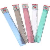 Regua De Poliestireno Cores Sortidas 30Cm.