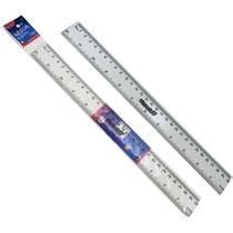Regua de Poliestireno Cristal 30CM C/EMB.INDIVIDUAL PCT.C/10