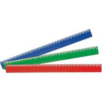Regua De Poliestireno New Line Cores Sortidas 30Cm.