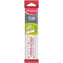 Regua de Poliestireno STUDY Unbreakable Cristal 15CM Regua de Poliestireno STUDY Unbreakable Cristal 15CM