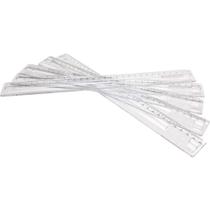 Regua de Poliestireno Transparente 30CM.