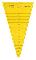 Régua de Quilting Triangular 30 e Molde Acrílico para Estênceis DIY, 13,9 cm x 22,8 cm - Traceease Régua de Quilting Triangular 30 e Molde Acrílico para Estênceis DIY, 13,9 cm x 22,8 cm - Traceease