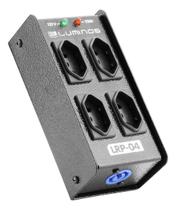 Régua De Tomada Para Palco Lrp4 Luminos Com Entrada Powercon