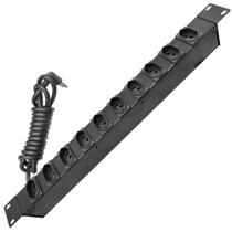 Régua de Tomadas 10 Saídas 20A Padrão Novo NBR