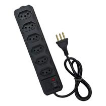 Régua de Tomadas Filtro de Linhas 6 Tomadas 1m Bivolt
