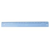 Régua Dello Régua de 30cm Azul Pastel em Poliestireno com Espessura 3,4MM Tamanho 30CM 1 Unidade