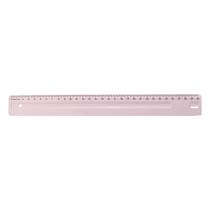 Régua Dello Régua de 30cm Dello Rosa Pastel em Poliestireno com Espessura de 3 e 4mm Régua Dello Régua de 30cm Dello Rosa Pastel em Poliestireno com Espessura de 3 e 4mm