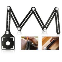 Régua dobrável com orifício para posicionamento vários modelos, réguas angulares - REGUA MEDIDA OBRAS