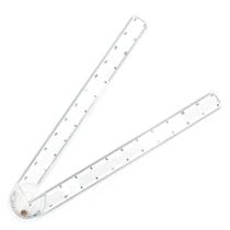 Régua Dobrável para Medir Ângulos - 12/24 Polegadas