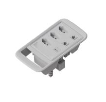 Régua Embutir 4 Tomadas 10A 2RJ45 1 USB-C