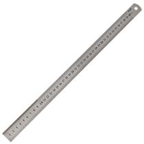 Régua Escala De Aço Inox Graduada 40cm ( 16") x 25,4mm (1") x 0,6mm
