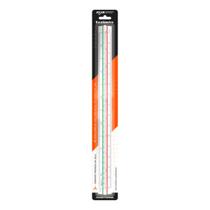 Regua escalimetro triangular jocar office 30cm 6 escalas - leonora