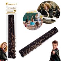 Régua Escolar 15cm De Madeira Varinha Magica - Harry Potter