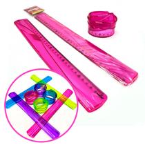 Regua Escolar 30cm Flexivel Resistente Dobravel de Plastico