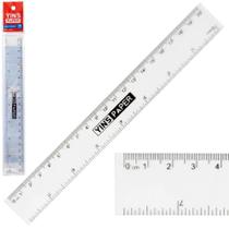 Regua escolar de plastico yins paper 20cm na solapa