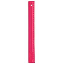Régua Escolar Dello Full Collor Pink 30cm Régua Escolar Dello Full Collor Pink 30cm