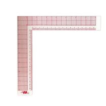 Régua Esquadro 8x8 Polegadas Flexível para Moldes Modelagem - D-8X8 Régua Esquadro 8x8 Polegadas Flexível para Moldes Modelagem - D-8X8