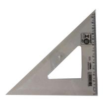 Régua Esquadro Triangulo 14 Cm 45 Graus F03 Waleu
