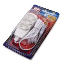 Régua Extensão Elétrica 03 Metros Tripolar Entrada 3 Pinos - FC Régua Extensão Elétrica 03 Metros Tripolar Entrada 3 Pinos - FC