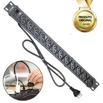 Régua Extensão Profissional Filtro De Linha 19'' 12 Tomadas