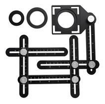 Régua ferramenta Medidora Universal Multi-ângulos marca piso Régua ferramenta Medidora Universal Multi-ângulos marca piso