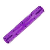 Régua Flexível 20cm Cores Leo & Leo Cor:Roxa