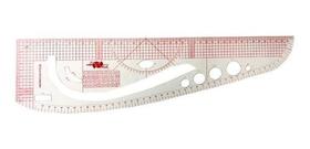 Régua Flexível 3 Em 1 Modelagem Curva Francesa Molde Costura