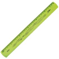 Régua flexível 30cm amarelo Waleu Régua flexível 30cm amarelo Waleu