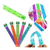 Régua flexível 30cm colorida - leo&leo Régua flexível 30cm colorida - leo&leo