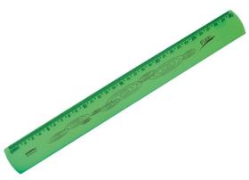 Régua Flexível 30cm Neon Verde 10270054 Waleu