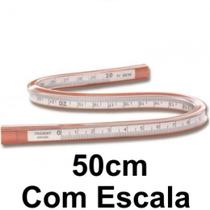 Régua Flexível Com Escala 50cm Trident