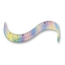 Régua Flexível Floppy Degradê 30cm Tris