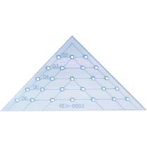 Régua Gabarito Canto Mitrado Triangulo Caixa Leite Patch. Lt