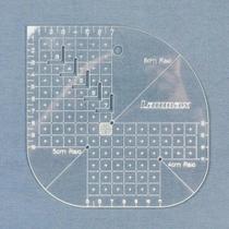 Régua Gabarito Curva Caixa de Leite 15x15cm - Lanmax Ref.PW9