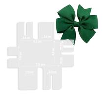 Régua Gabarito Laço Perfeito Em Acrilico Artesanato Criativo Régua Gabarito Laço Perfeito Em Acrilico Artesanato Criativo