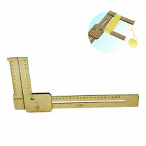 Régua Gabarito Regulável Cabelo De Boneca 05 A 30cm - Mdf