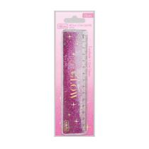 Régua Glitter Tilibra 15 cm - Brilho e Estilo Régua Glitter Tilibra 15 cm - Brilho e Estilo